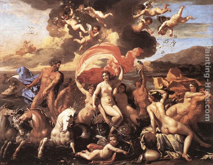 The Triumph of Neptune painting - Nicolas Poussin The Triumph of Neptune art painting
